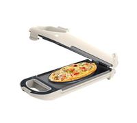 5 Minute CleverChef 700W Cream - Non-Stick Multicooker - Great for Steaks, Omelettes, Toasties, Pizzas & Dessert Maker - Free Drew&Cole Recipe App - Quick Meals - Cool-Touch Handle & Auto Temp Sensor