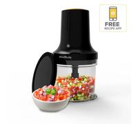 Drew&Cole 5 Second Clever Chop - 3-in-1 Electric Food Chopper with 500ML Bowl - 260W Motor, 4 Stainless-Steel S-Blades, Chops, Minces & Purees to Make Sauces, Dips and Soups, Includes a Pulse option.