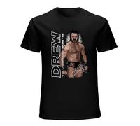 Drew Mcintyre Heavy Cotton Black Men Men Tee Shirt 1A159. Black 3XL