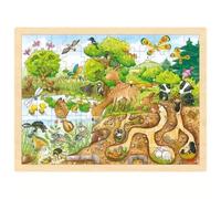 Drewniane puzzle 96 elementów. Natura - Goki