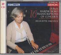 Dreyfus, Huguette - Bach: 16 Harpsichord Transcriptions of Concerti
