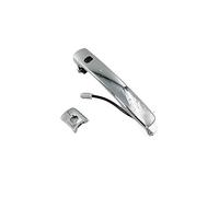 Drezzo Car Exterior Door Handle Door Outer Handle Chrome with for Smart Entry Button for Nissan for Rogue 2008-2011 for Murano 2003-2008(Have Hole)