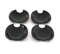 Drezzo Car Exterior Door Handle for Volkswagen for VW for Golf for MK4 5 2000-2008 for Carbon for Fiber Printed Exterior Side Door Handle Cover Bowl Trim Moulding Frame Bezel(Door Bowl Cover)