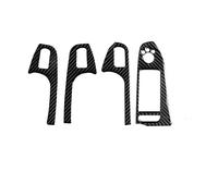 Drezzo Car Inner Door Handle A4 B8 A5 Q5 2009-2016 Car Interior Door Handle Decoration Lift Button Panel Window Frame