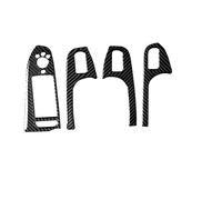 Drezzo Car Inner Door Handle A4 B8 A5 Q5 2009-2016 Car Interior Door Handle Decoration Lift Button Panel Window Frame