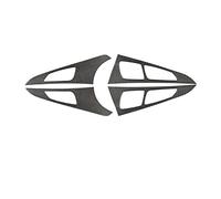 Drezzo Car Inner Door Handle Carbon Fiber Interior Door Handle Panel Decor Cover Moulding Accessories Car Styling Sticker A6L C7 2011-2018