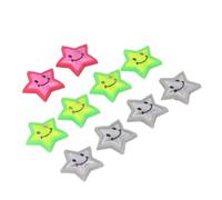 Drfeify 10PCS Bike Wheel Spoke Clips,PVC Reflective Colorful Cute Star Bike Wheel Spoke Beads Decorations Attachment for Kids