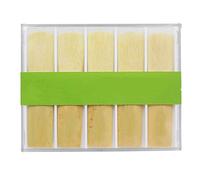 Drfeify 10Pcs Strength 2.5 Alto Sax Reeds, Bamboo Saxophone Reeds for Alto bE Sax Saxophone Replacement