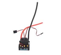 Drfeify 150A Compact Brushless ESC for 1/8 RC Car, Easy Programming BEC 5A 5.8V ESC with Protective Features, for RC Cars, Material: Aluminum Alloy, Black