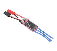 Drfeify 15A ESC Electronic Speed Controller, High Drive Efficiency and Custom Car Class Programs, with 2.4ghz Receiver and TX Controller, for 1/28 1/24 RC Car Model