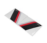 Drfeify 2pcs Car Body Sticker Film Car Racing Stripe Decal Universal Scratch Resistant 3 Color Body Side Trim for Cars SUVs Trucks Bumper Mudguard (Dahei)