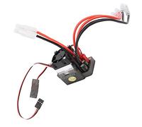 Drfeify 320A Two Way Brushed ESC, High Voltage 7.2-16V RC Car Ship Model Accessory with Heat Sink Control Protection, for HSP Henglong HPI RC Vehicles
