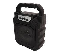 Drfeify 4 Inch Karaoke Machine, Portable Bluetooth Singing Speaker System with Microphone for Home Party Wedding Camping Black