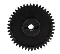 Drfeify 44T RC Spur Gear, Steel 47T Main Gear Low Noise RC Spur Metal Replacement for HPI Savage Flux X 4.6 XL 5.9 1/8 Car