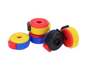 Drfeify 5Pcs Drum Arrow Storage Case Nut, Plastic Cymbal Nuts Quick Set Cymbal Nut Installation Removal Stand Screw Hat Fixing Buckle