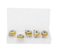 Drfeify 5pcs LED Underwater Fishing Light, Flashing Multi Color Bait Lure Attractor with High Brightness LED, for Offshore Bottom Fishing on Boats