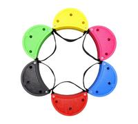 Drfeify 6 Pcs Foot Tambourine, with Jingle Bells