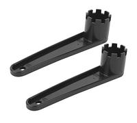 Drfeify Air Valve Wrench, Durable 6 Groove Rubber Inflatable Boat Spanner Safety Lever Repair Kit for Boat Owners Campers Water Sports Enthusiasts (Rubber boat air valve wrench)