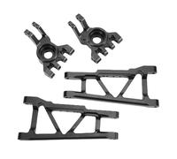 Drfeify Alloy RC Suspension Arm Steering Spindle Set for BL 2S SLASH 4X4 RC Rear Upgrades Kit for Enhanced Control 1/10 Scale Models