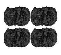 Drfeify Baby Wheelchair Protector, Kid Pushchair Wheel Cover for Child Kid Baby Stroller Jogger Wheels (Large Wheel Set (4 Packs))