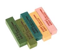 Drfeify Baroque Guitar Fret Erasers, Guitar String Cleaning and Polishing Tools Kit with Different Grits for Fret Wire and Strings, Set of 5