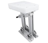 Drfeify Boat Motor Bracket Aluminum Alloy Outboard Motor Engine Mount 5 Gear Adjustable 13.4in Range for 2 Stroke 7.5 to 20 Powerboats Yachts Auxiliary Motors