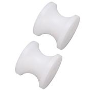 Drfeify Boat Trailer Roller Nylon Bow Stop Bell Roller 2PCS 1.97 X 1.69in White Bow Boat for Yacht Lifeboat Motorboat Trailer Loading Launching