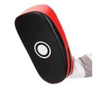 Drfeify Boxing Hand Target PU Leather Arc Hand Target 36 X 19 X 9cm Composite Sponge Board for KICKboxing Taekwondo Sanda Training Shield for Adults Teenagers (Red)