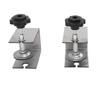 Drfeify Cabinet Clamps, Steel Mounting with Quick Install Design, Drawer Front Fixing Tool for Woodworking and Furniture Assembly