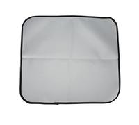Drfeify Camping Fireproof Cloth Barbecue Mat Mystical/Fantasy Retardant Rug for Picnic Grey Glass Fiber (M 300ml 6.8x9.3cm / 2.7x3.7in)