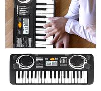 Drfeify Children 37 Key Electronic Keyboard Piano Educational Toys with Simple Operation for Children Physical Creativity in School Plastic