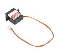 Drfeify D1302 Micro Mini Digital Servo, Coreless Motor Drive with High Torque and Sensitive Speed, for Fixed Wing Aircraft Model Helicopter RC Accessory (JS1.25 plug)