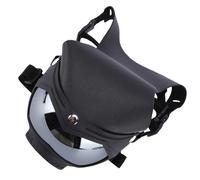 Drfeify Dog Goggles, Lightweight Soft Top, Eye Protection for Outdoor Activities, Perfect for Car Rides and Hiking (Black Frame Silver Lens)