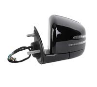 Drfeify Door Mirror Assembly Power Heated Folding Side View Mirror ABS Plug and Play Auto Folding Heated Glass for W164 X164 ML GL Drivers in Rain Snow Fog (Left Side)