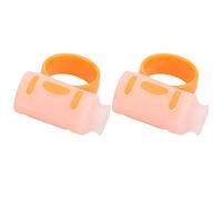 Drfeify Drum Stick Control Clip, Anti Slip Finger Controller for Drummers | ABS Silicone Construction, Rotating Auxiliary Tool, Beginner Hand Guide, Fits Standard Drumsticks