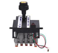 Drfeify Dump Truck PTO Control Valve Aluminum Pneumatic Dump Truck Tipper Switch 4 Position Cab Remote Control with Slow Drop 0.06 to 0.12MPA for Trucks Trailers