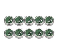Drfeify Electret Mic Microphone 10-Pack, 9.7x4.7mm Omnidirectional Pickup | Silver Electret Capsule, -40dB Sensitivity, Built-in Interference Resistance, Compatible with SMD Pickup and