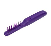 Drfeify Electric Comb, ABS Alloy Electric Detangling Comb for Wet Dry Hair, Round Teeth, 2 X AA Battery Powered, Daily Combing for Women and Home Use