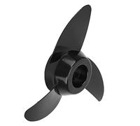 Drfeify Electric Outboard Propeller Kit, Durable Plastic, 3 Blades, Direct Replacement for 12V 24V Motors, Ideal for 28lb 36lb 46lb Trolling Applications