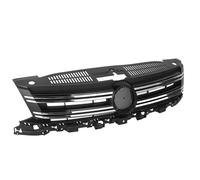 Drfeify Front Bumper Grille, ABS Material with Chrome Trim for 5N Facelift 2012-2015, OE 5N0853651J for Effective Replacement