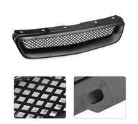 Drfeify Front Hood Bumper Grille ABS Front Mesh Grill Black Air Inlet Grille with Glossy Surface Impact Resistant Cooling Support for 1999 2000