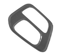 Drfeify Gear Shift Panel Cover, ABS Carbon Fiber Color Gear Shift Panel Trim, Covers Scratches, Adhesive Install, Easy Clean, for Car Interior Center Console Shifter Area