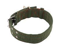 Drfeify Goat Collar, Heavy Duty Canvas Neckband with Metal Buckle for Sheep and Cattle, Ideal for Herd Management (L(13x7x2.6cm/5.1x2.8x1in))