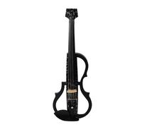 Drfeify Headless Electric Violin Carbon Fiber Body Silent Electric Fiddle with ABS Edge DV 10B Pickup for Practice and Performance Players with Headphones Amp and MP3 Input (Snowflake)