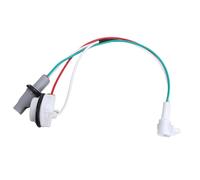 Drfeify Headlight Bulb Socket, ABS Material Replacement Adapter for Direct Fit OEM Style Headlamp Wiring Harness Repair