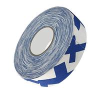 Drfeify Hockey Protective Tape, Imitation Cotton Cloth 2.5cm x 25m Hockey Protective Tape Ice Hockey Grips Stick Tapes(Blue Plus Sign)