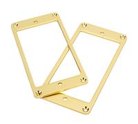 Drfeify Humbucker Pickup Rings, Aluminum Alloy Electric Guitar Accessories, Easy Mounting, Lightweight Design, Fits Various Guitar Models (Golden)