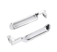Drfeify Interior Metal Door Handle Zinc Alloy Inside Door Handle Snap On Replacement Smoother Touch Stylish Look for Bronco 1987 to 1996 F Super Duty F53 F59 (Electroplated)