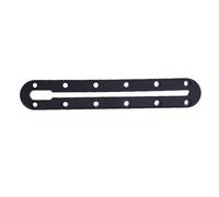 Drfeify Kayak Gear Track Nylon Kayak Rail with Mounting Hardware for Fish Finder and Rod Holder, Quick Install, Stable Accessory Mount, for Fishing and Recreational Kayaks (268mm)