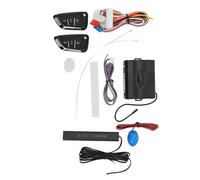 Drfeify Keyless Entry Car Alarm System, ABS Push Button Remote Start Kit DC12V for 12V Fuel Vehicles, PKE Auto Unlock and Lock, Trunk Release, Remote Vehicle Locator for Drivers